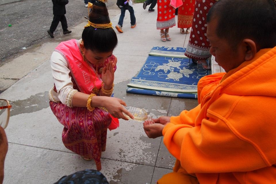 Community service projects organized by Lao-American Buddhists
