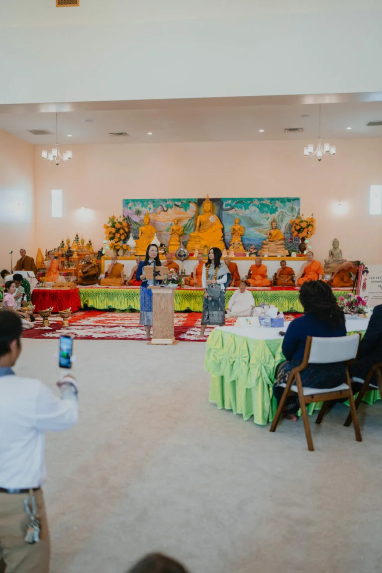 Lao-American Representation at the 2022 Annual General Conference by Wat Lao Salt Lake Buddharam.