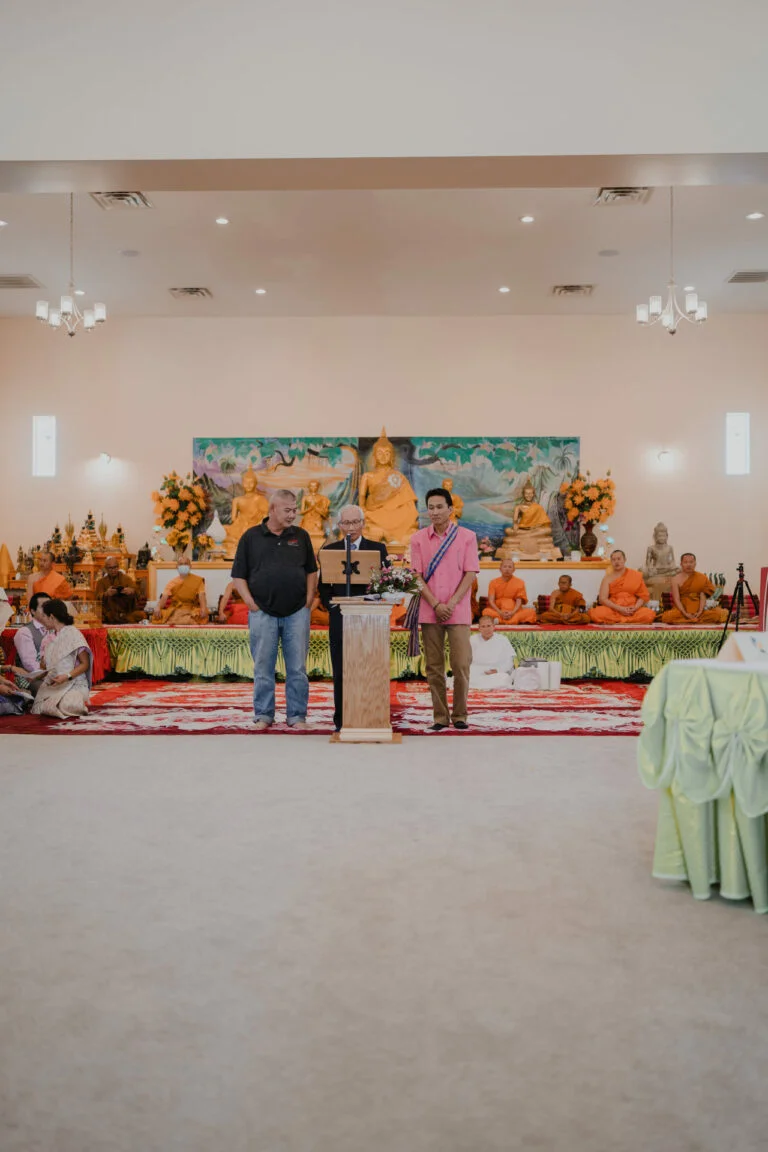 Embracing intercultural connections at Wat Lao Salt Lake Buddharam.