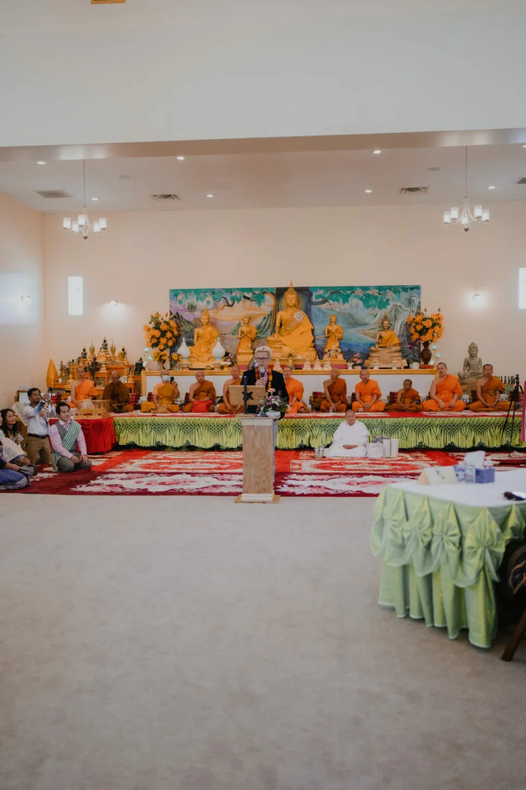 Generous contributions for Wat Lao Salt Lake Buddharam.